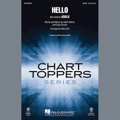 Easily Download Adele Printable PDF piano music notes, guitar tabs for SAB Choir. Transpose or transcribe this score in no time - Learn how to play song progression.