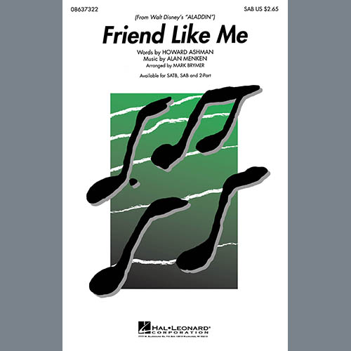 Easily Download Alan Menken & Howard Ashman Printable PDF piano music notes, guitar tabs for SAB Choir. Transpose or transcribe this score in no time - Learn how to play song progression.