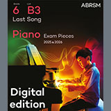 Alexis Ffrench 'Last Song (Grade 6, list B3, from the ABRSM Piano Syllabus 2025 & 2026)'