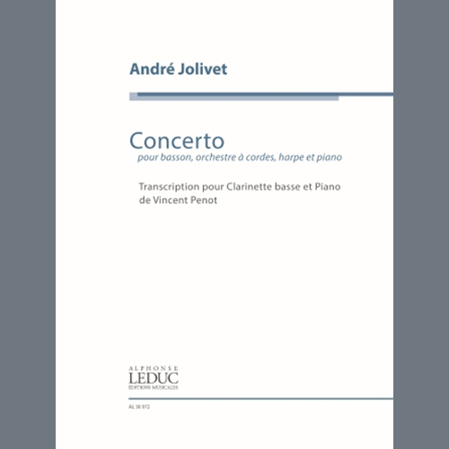 Easily Download André Jolivet Printable PDF piano music notes, guitar tabs for Piano Solo. Transpose or transcribe this score in no time - Learn how to play song progression.