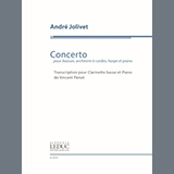 André Jolivet 'Concerto for Bassoon, transcription for Bass Clarinet'