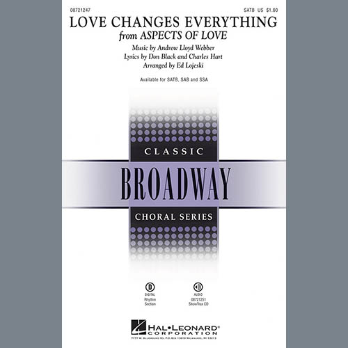 Easily Download Andrew Lloyd Webber Printable PDF piano music notes, guitar tabs for SAB Choir. Transpose or transcribe this score in no time - Learn how to play song progression.