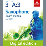 Antonio Vivaldi 'Allegro (from Concerto in E, Op.8 No.1) (Grade 3 A3 from the ABRSM Saxophone syllabus from 2022)'