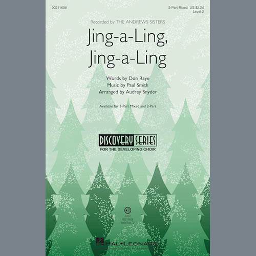 Easily Download Audrey Snyder Printable PDF piano music notes, guitar tabs for 2-Part Choir. Transpose or transcribe this score in no time - Learn how to play song progression.