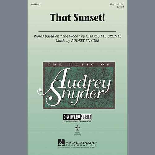 Easily Download Audrey Snyder Printable PDF piano music notes, guitar tabs for SSA Choir. Transpose or transcribe this score in no time - Learn how to play song progression.