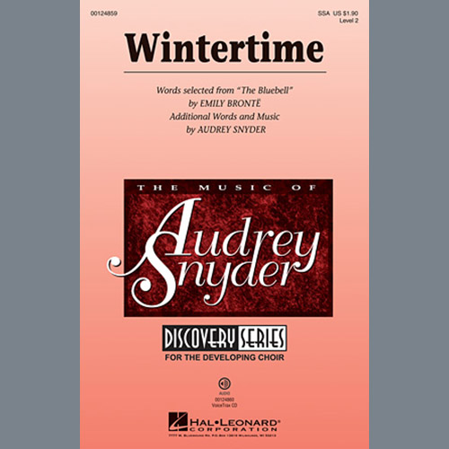 Easily Download Audrey Snyder Printable PDF piano music notes, guitar tabs for SSA Choir. Transpose or transcribe this score in no time - Learn how to play song progression.