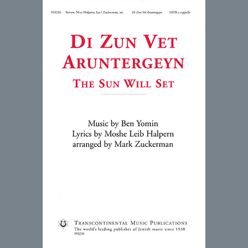 Easily Download Ben Yomin Printable PDF piano music notes, guitar tabs for SATB Choir. Transpose or transcribe this score in no time - Learn how to play song progression.