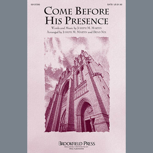 Easily Download Brad Nix Printable PDF piano music notes, guitar tabs for SATB Choir. Transpose or transcribe this score in no time - Learn how to play song progression.