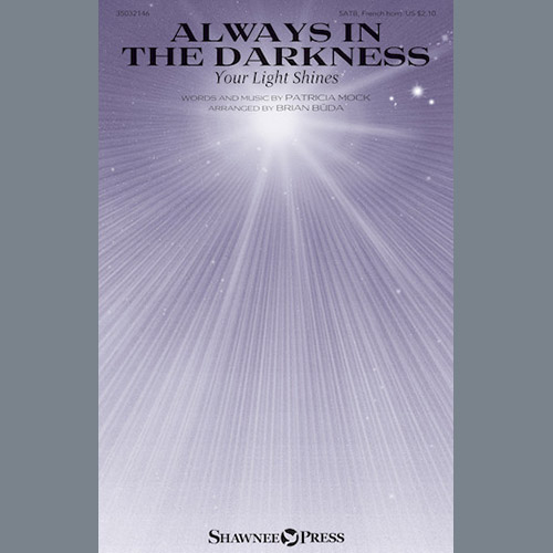 Easily Download Brian Buda Printable PDF piano music notes, guitar tabs for SATB Choir. Transpose or transcribe this score in no time - Learn how to play song progression.