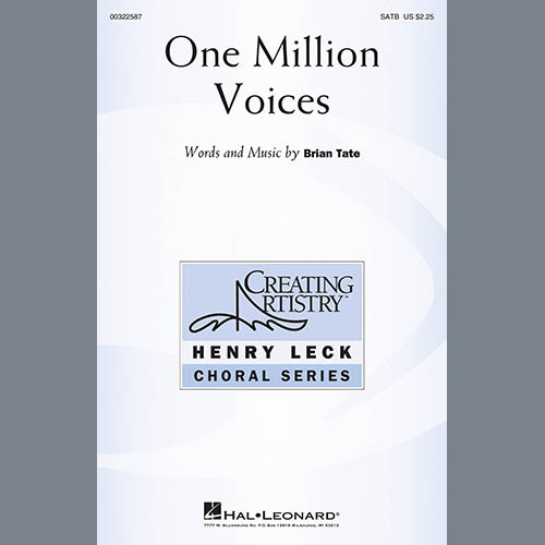 Easily Download Brian Tate Printable PDF piano music notes, guitar tabs for SATB Choir. Transpose or transcribe this score in no time - Learn how to play song progression.