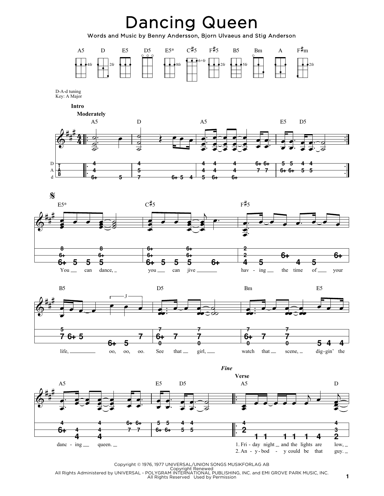 ABBA Dancing Queen (arr. Steven B. Eulberg) Sheet Music