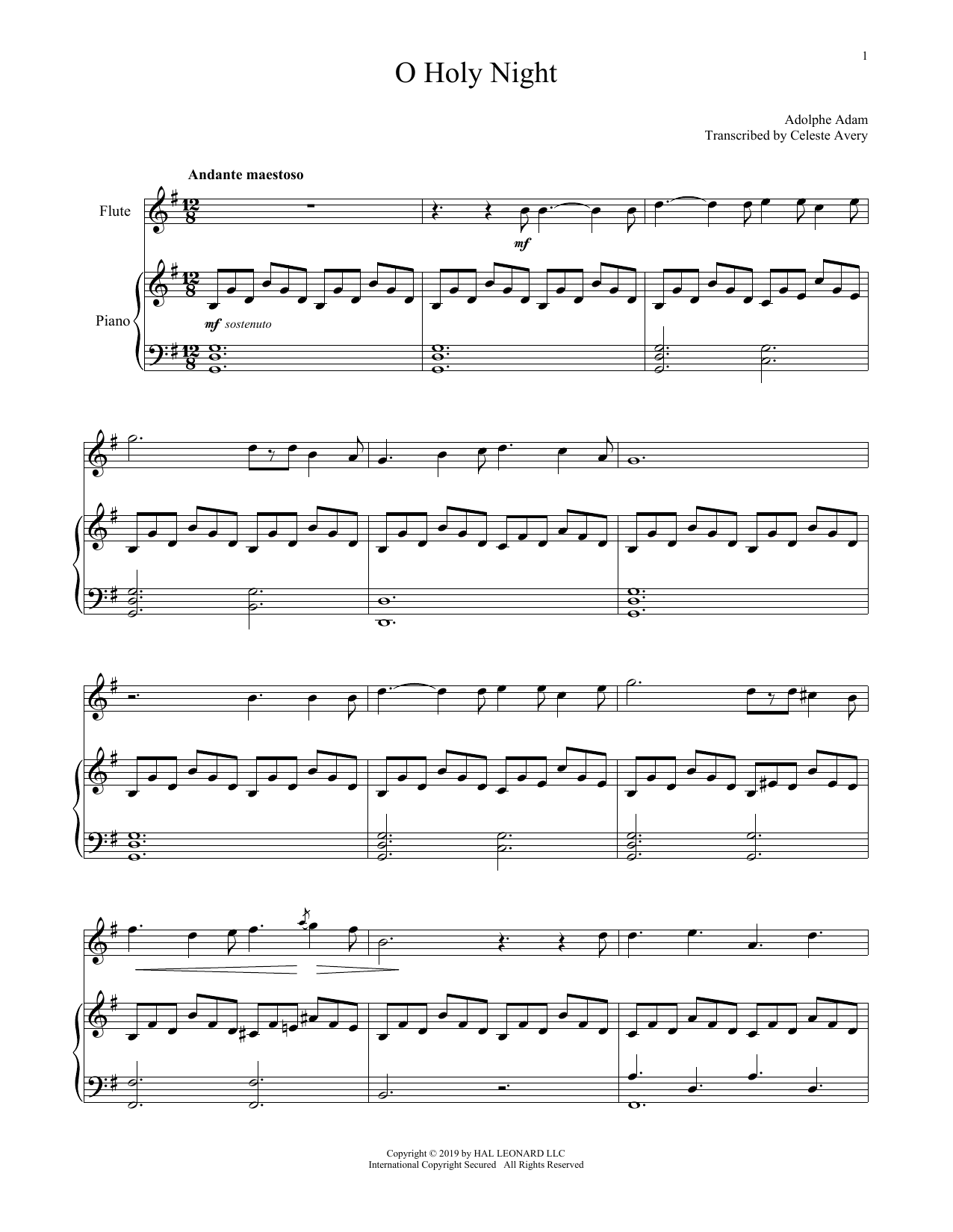 Adolphe Adam O Holy Night Sheet Music