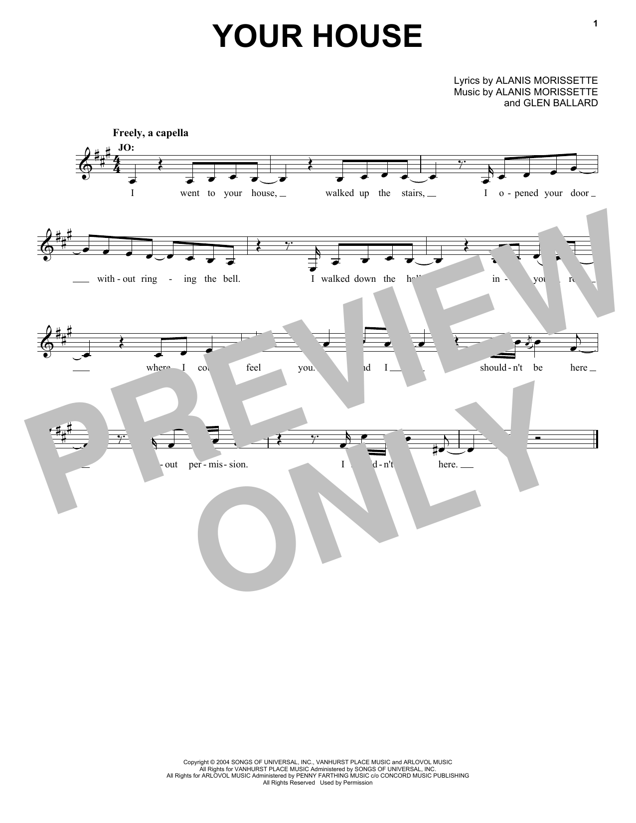 Alanis Morissette Your House (from 