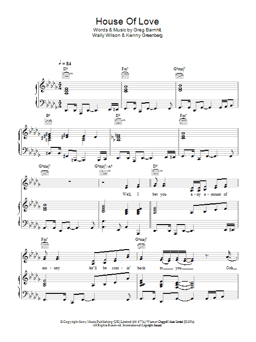 Amy Grant with Vince Gill House Of Love Sheet Music