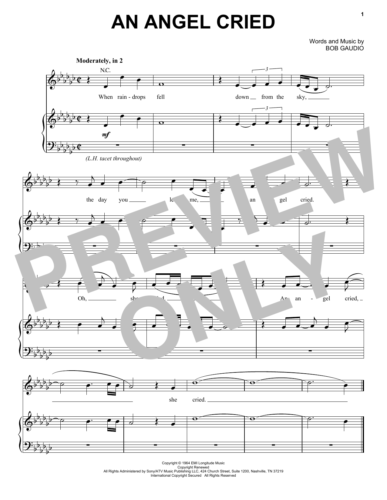 Ariana Grande An Angel Cried Sheet Music