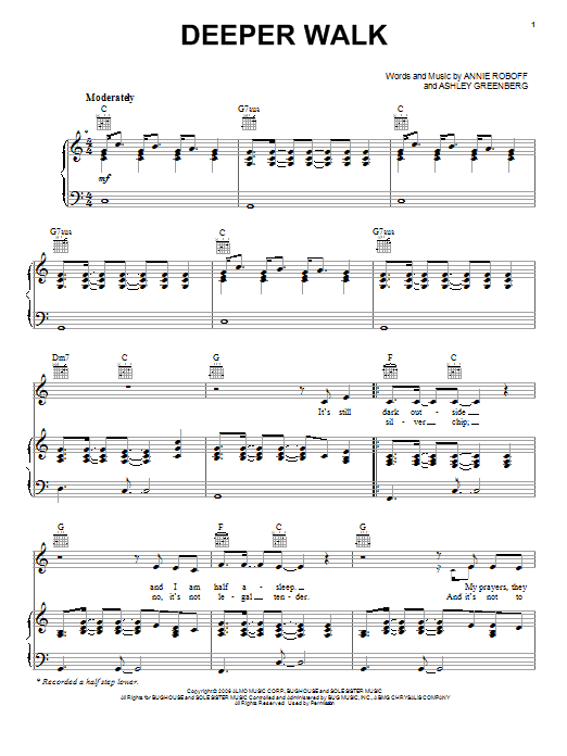 Ashley Cleveland Deeper Walk Sheet Music