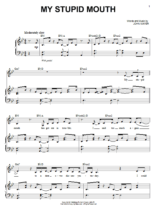 Audra McDonald My Stupid Mouth Sheet Music