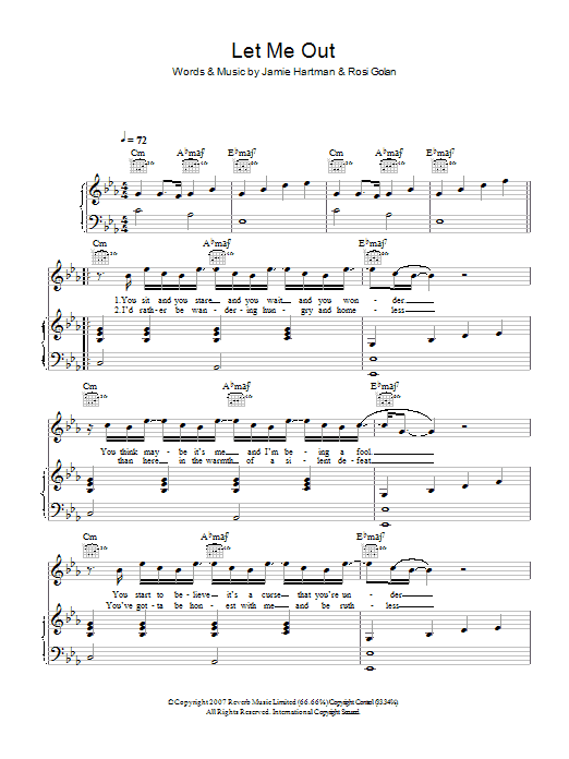 Ben's Brother Let Me Out Sheet Music