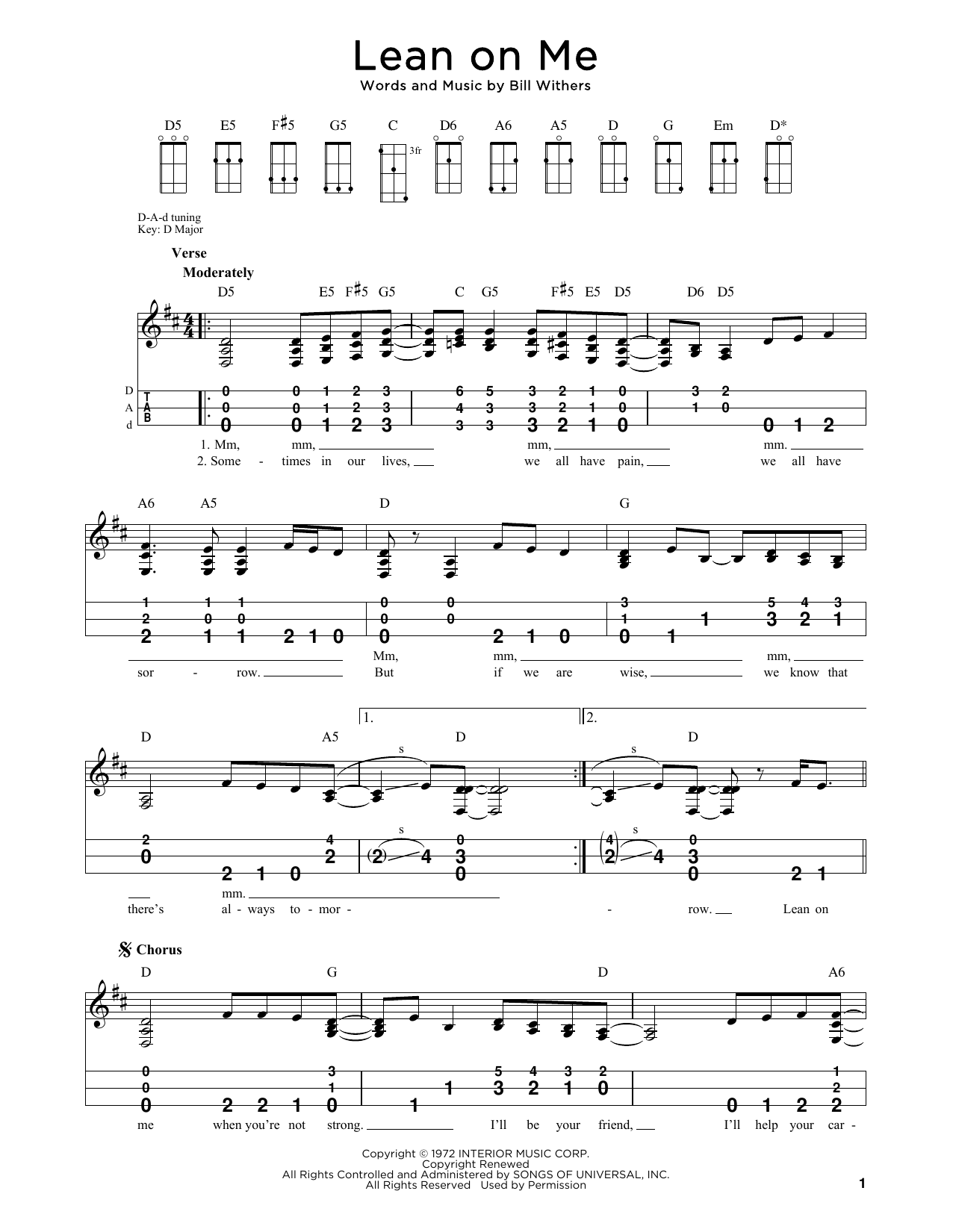 Bill Withers Lean On Me (arr. Steven B. Eulberg) Sheet Music