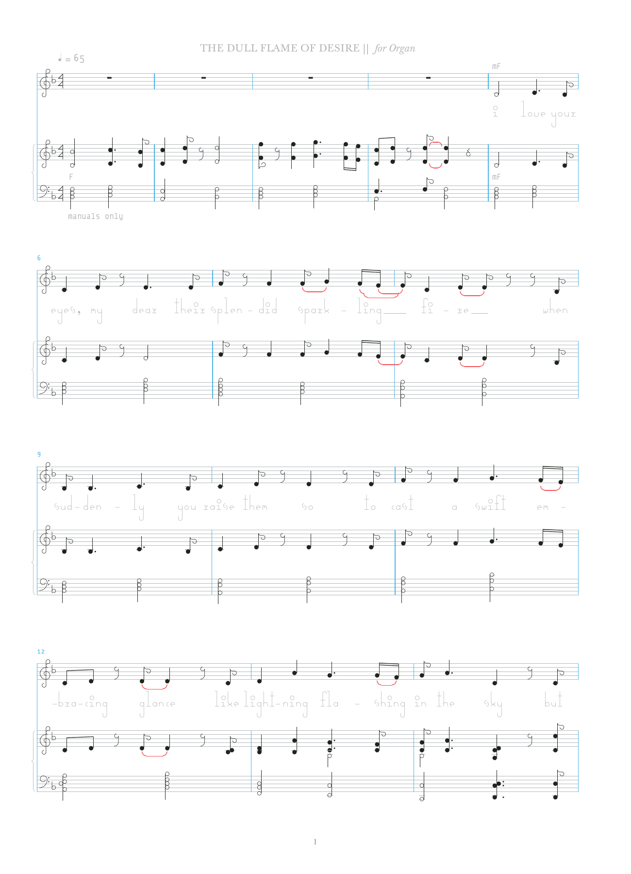 Bjork The Dull Flame Of Desire Sheet Music