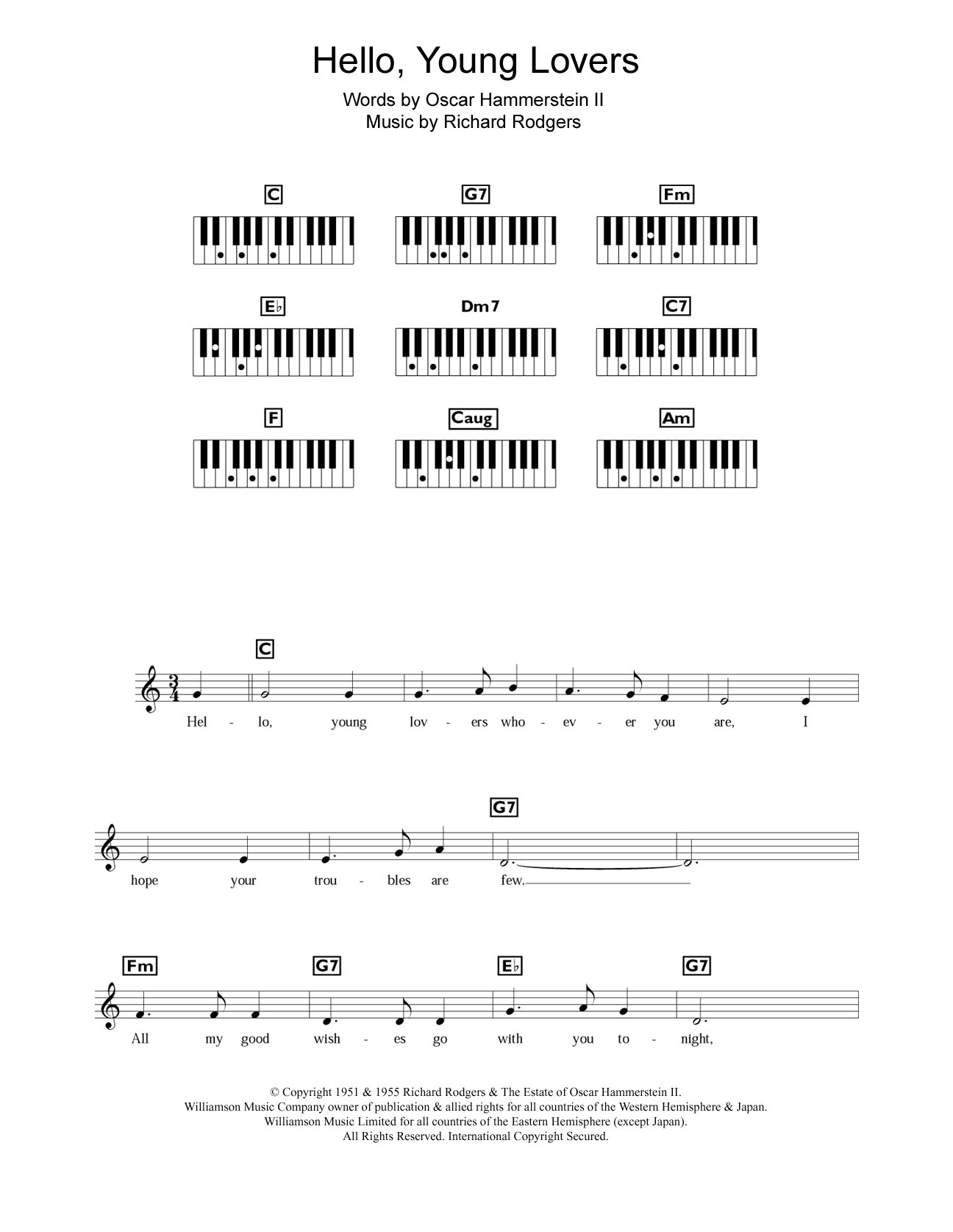 Bobby Darin Hello, Young Lovers Sheet Music