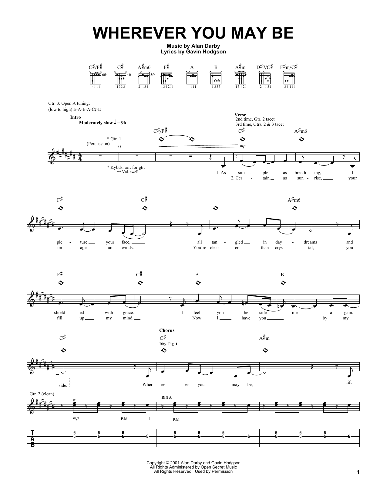 Bonnie Raitt Wherever You May Be Sheet Music