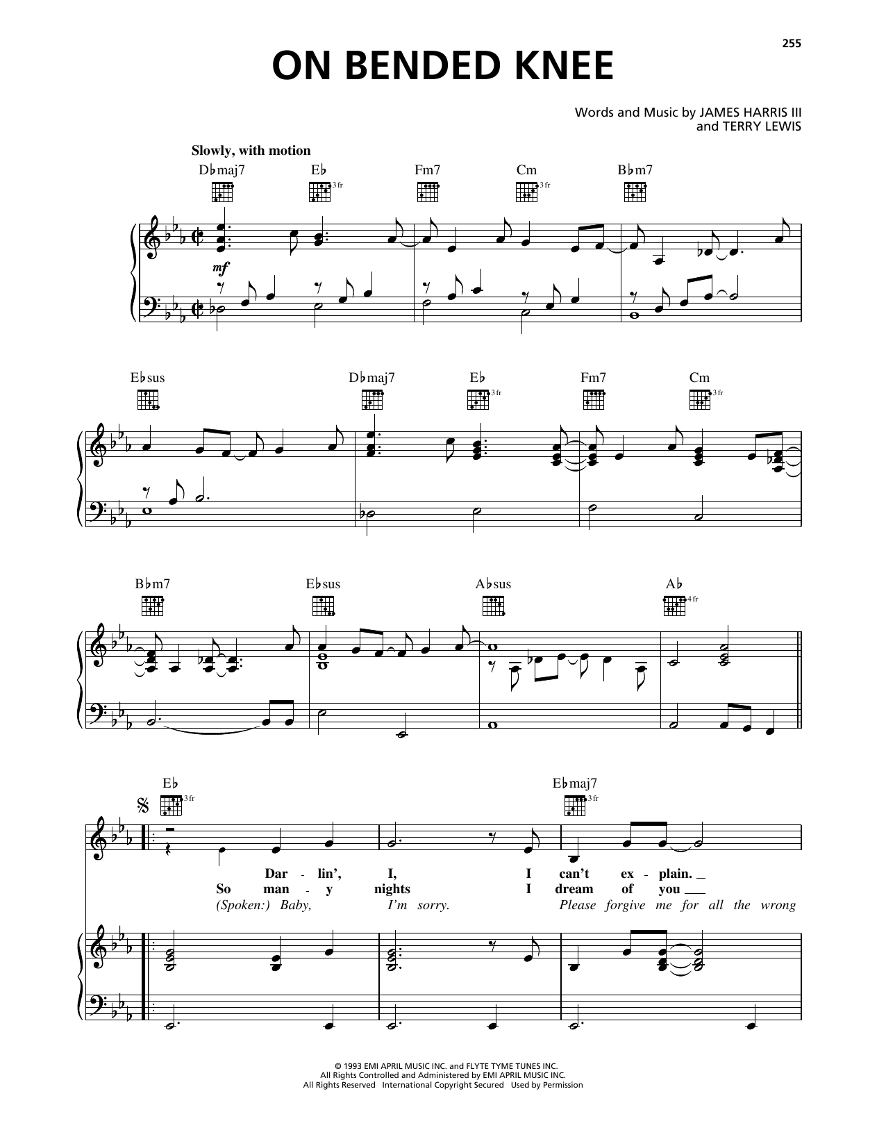 Boyz II Men On Bended Knee Sheet Music