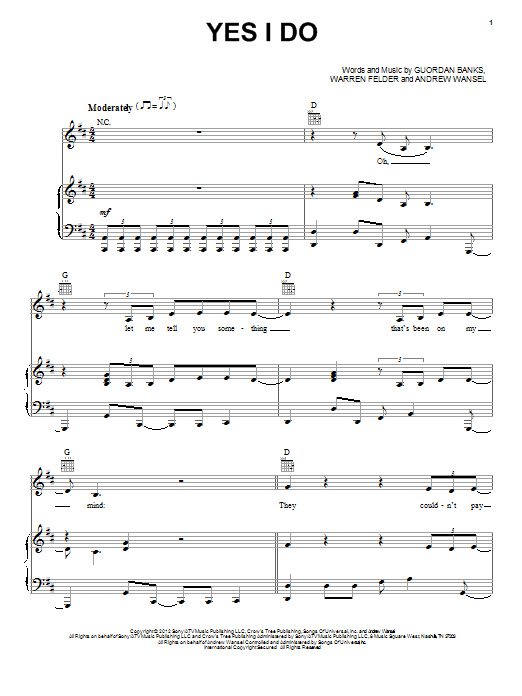 Carmen Ejogo Yes I Do Sheet Music