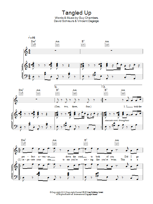 Caro Emerald Tangled Sheet Music