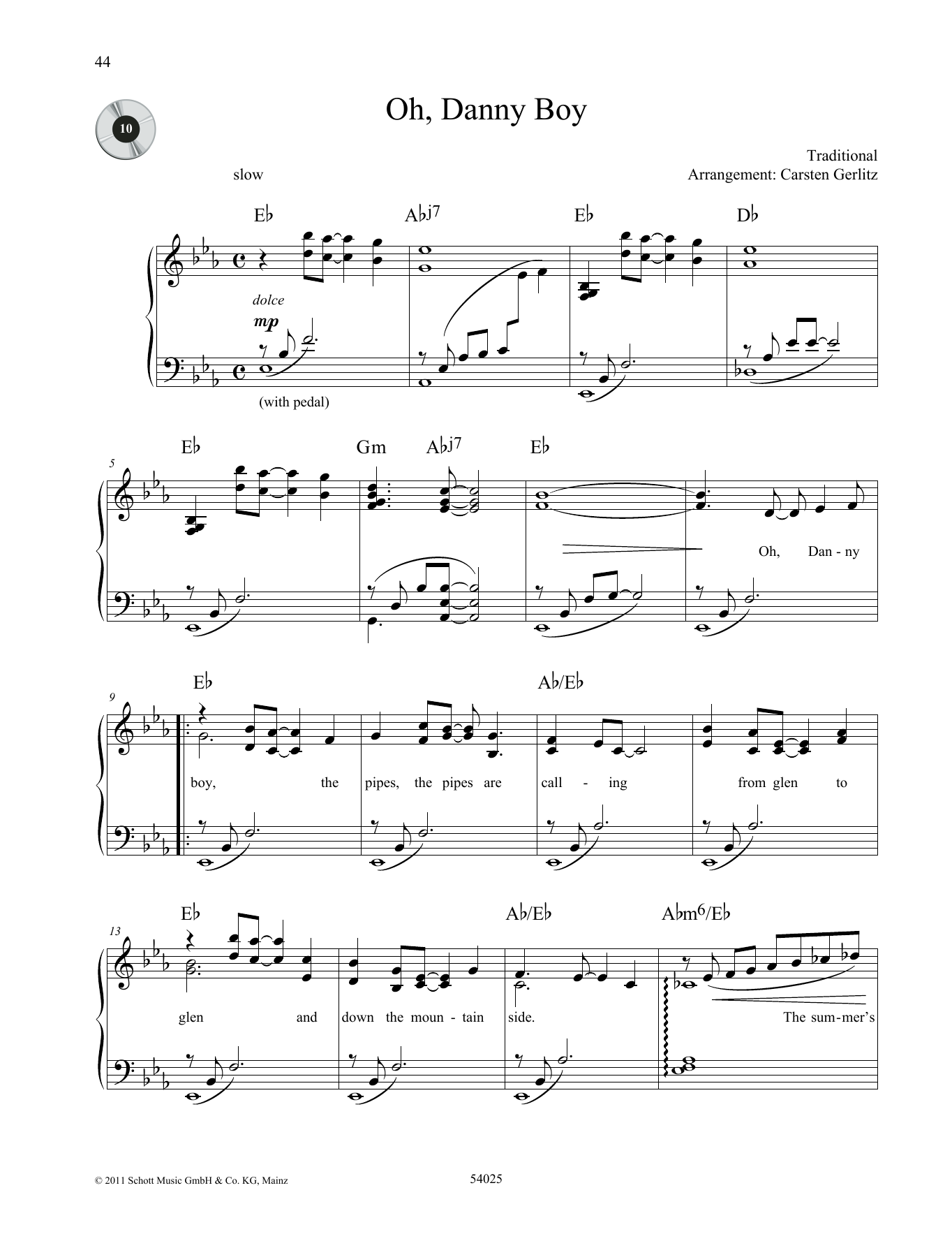 Carsten Gerlitz Oh Danny Boy Sheet Music