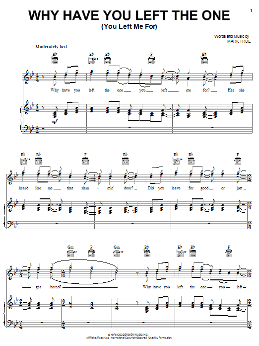 Crystal Gayle Why Have You Left The One (You Left Me For) Sheet Music