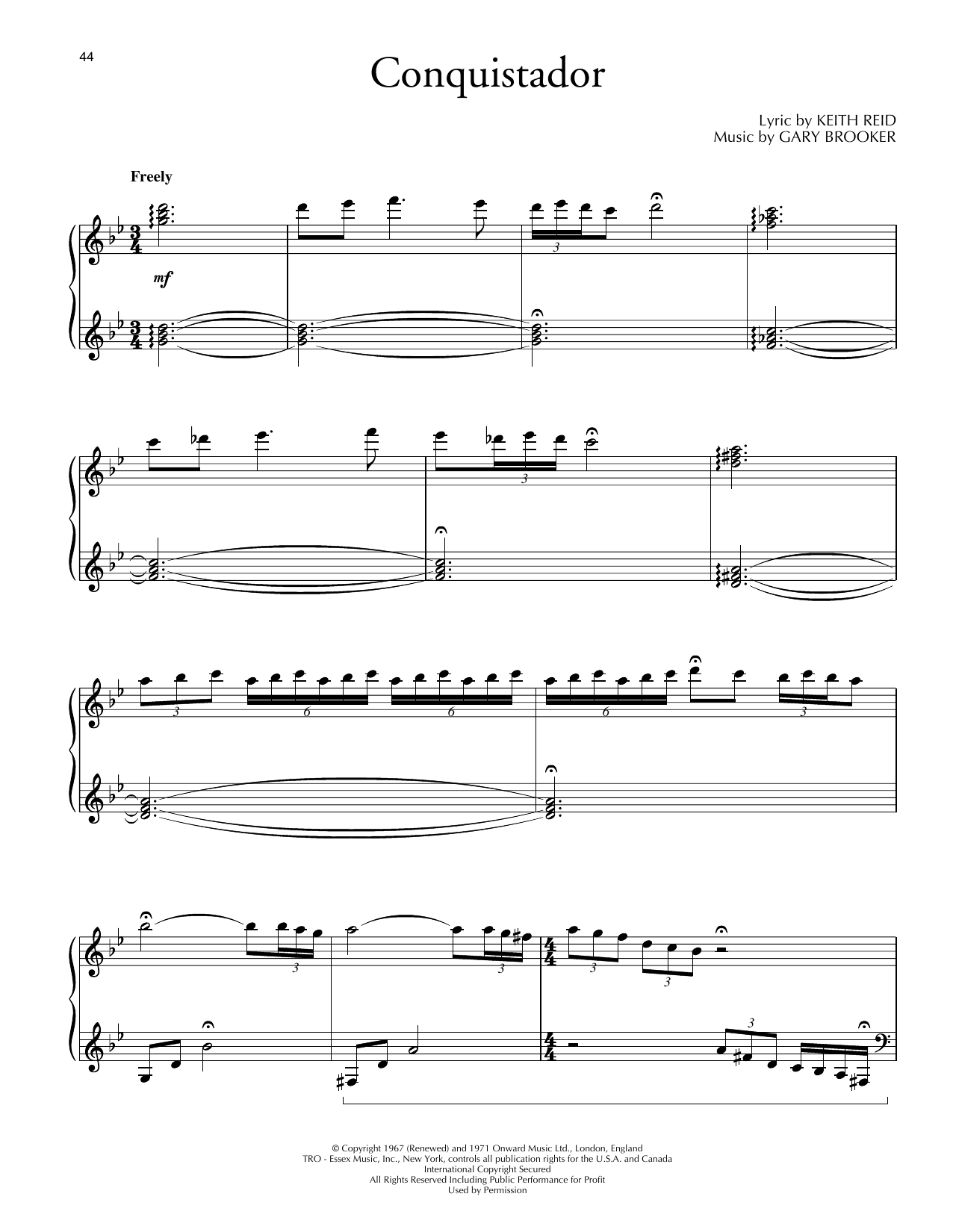 David Lanz Conquistador Sheet Music