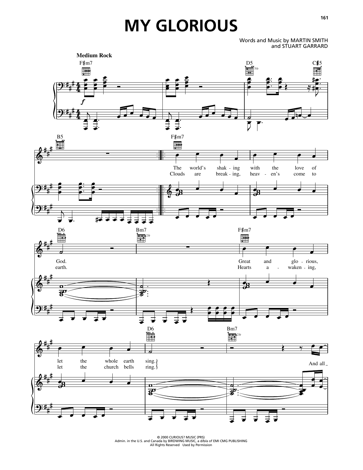 Delirious? My Glorious Sheet Music