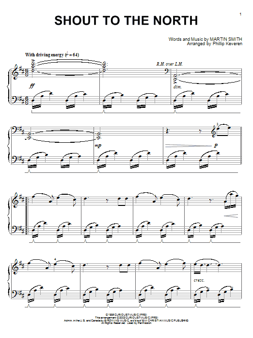 Delirious? Shout To The North (arr. Phillip Keveren) Sheet Music