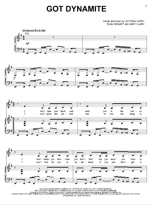 Demi Lovato Got Dynamite Sheet Music