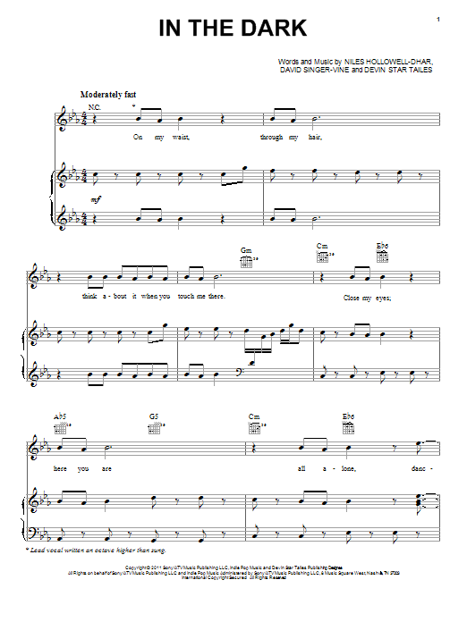 Dev In The Dark Sheet Music