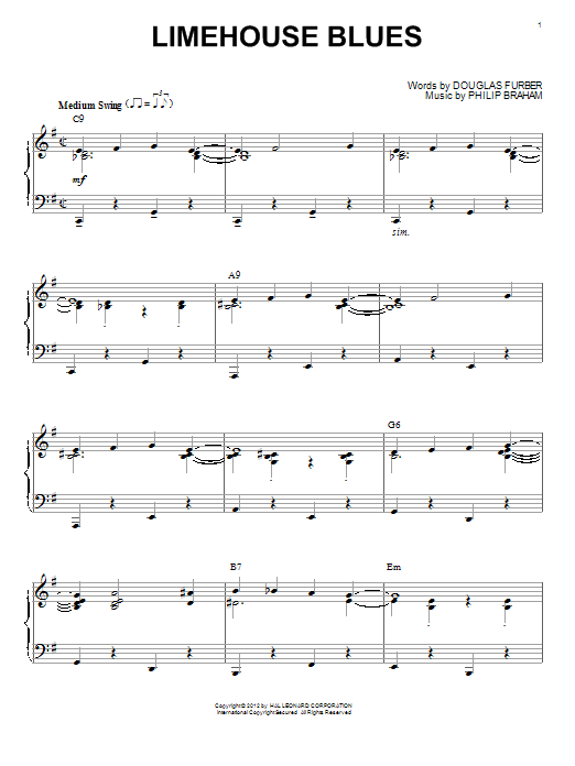 Django Reinhardt Limehouse Blues (arr. Brent Edstrom) Sheet Music
