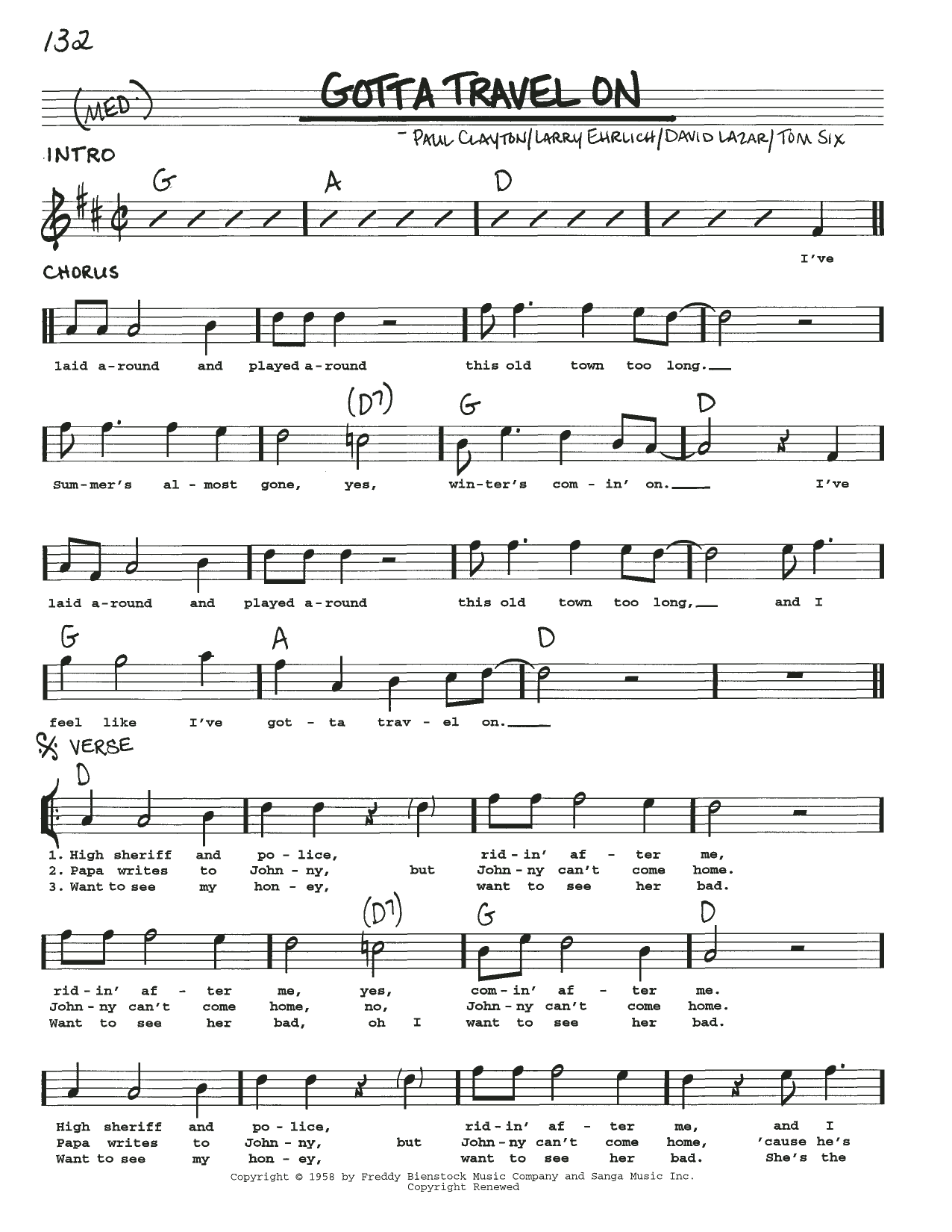 Earl Scruggs Gotta Travel On Sheet Music