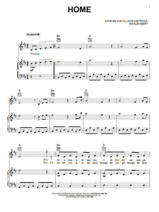Edward Sharpe & the Magnetic Zeros Home Sheet Music