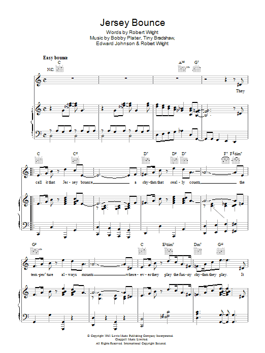 Ella - Fitzgerald Jersey Bounce Sheet Music