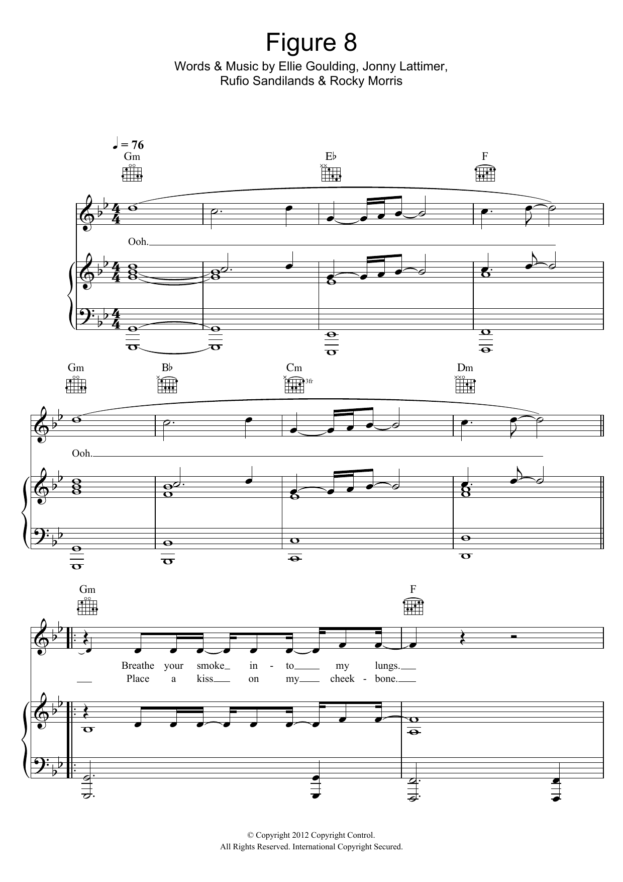 Ellie Goulding Figure 8 Sheet Music