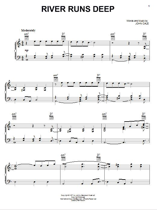 Eric Clapton River Runs Deep Sheet Music