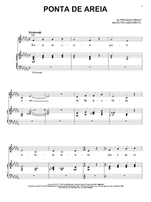 Esperanza Spalding Ponta De Areia Sheet Music
