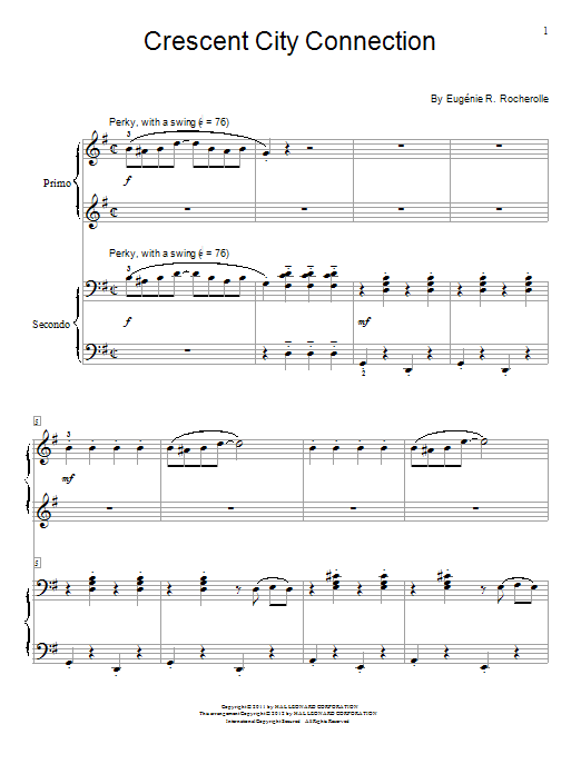 Eugénie Rocherolle Crescent City Connection Sheet Music