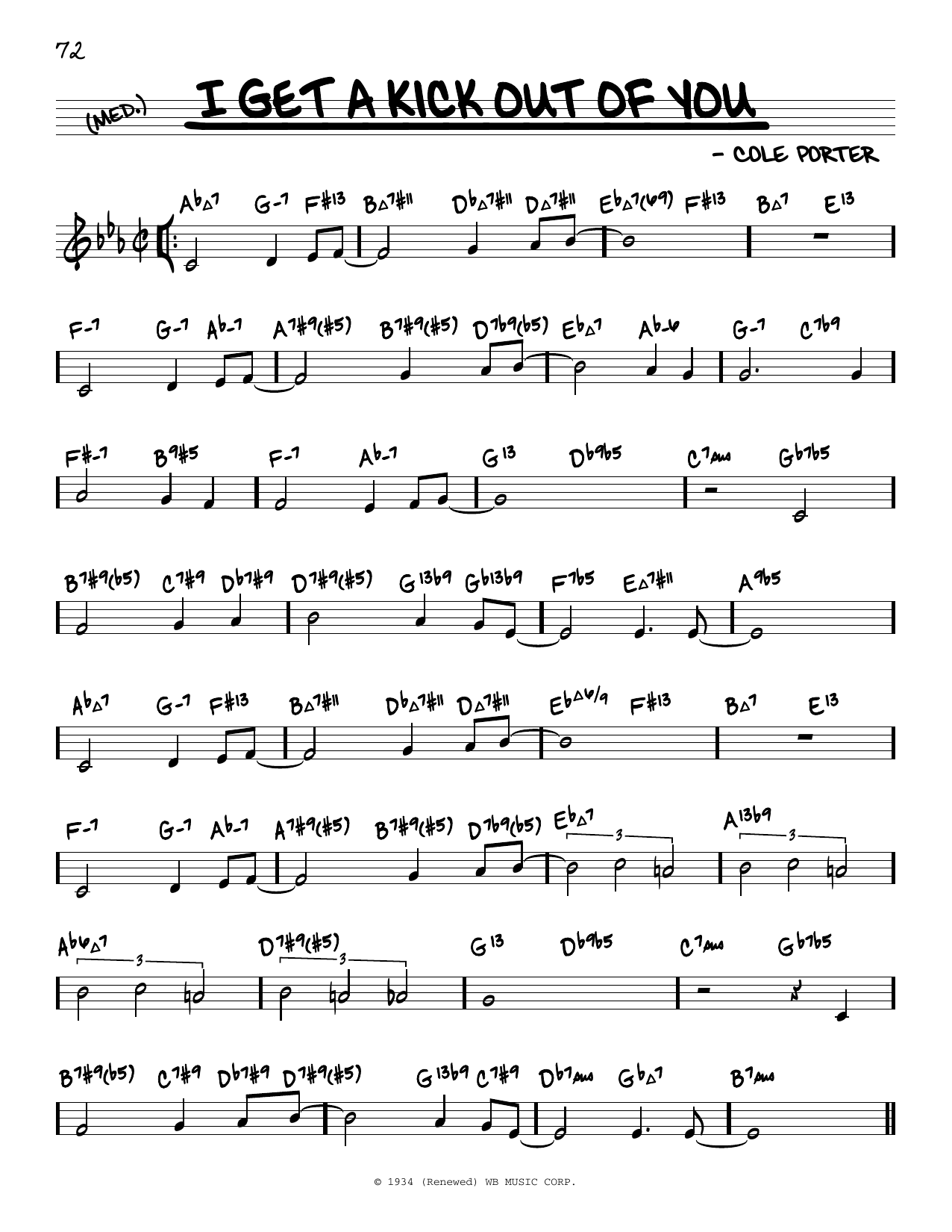 Frank Sinatra I Get A Kick Out Of You (arr. David Hazeltine) Sheet Music