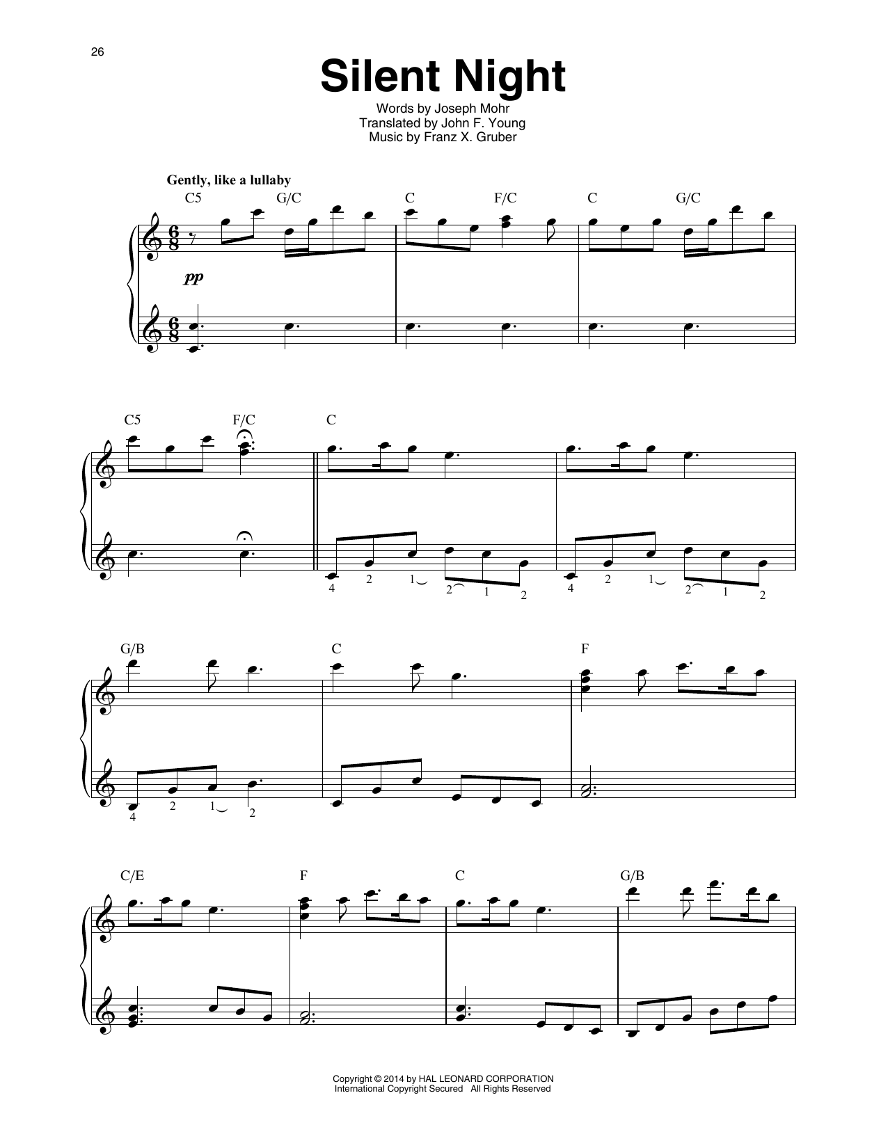 Franz X. Gruber Silent Night (arr. Maeve Gilchrist) Sheet Music