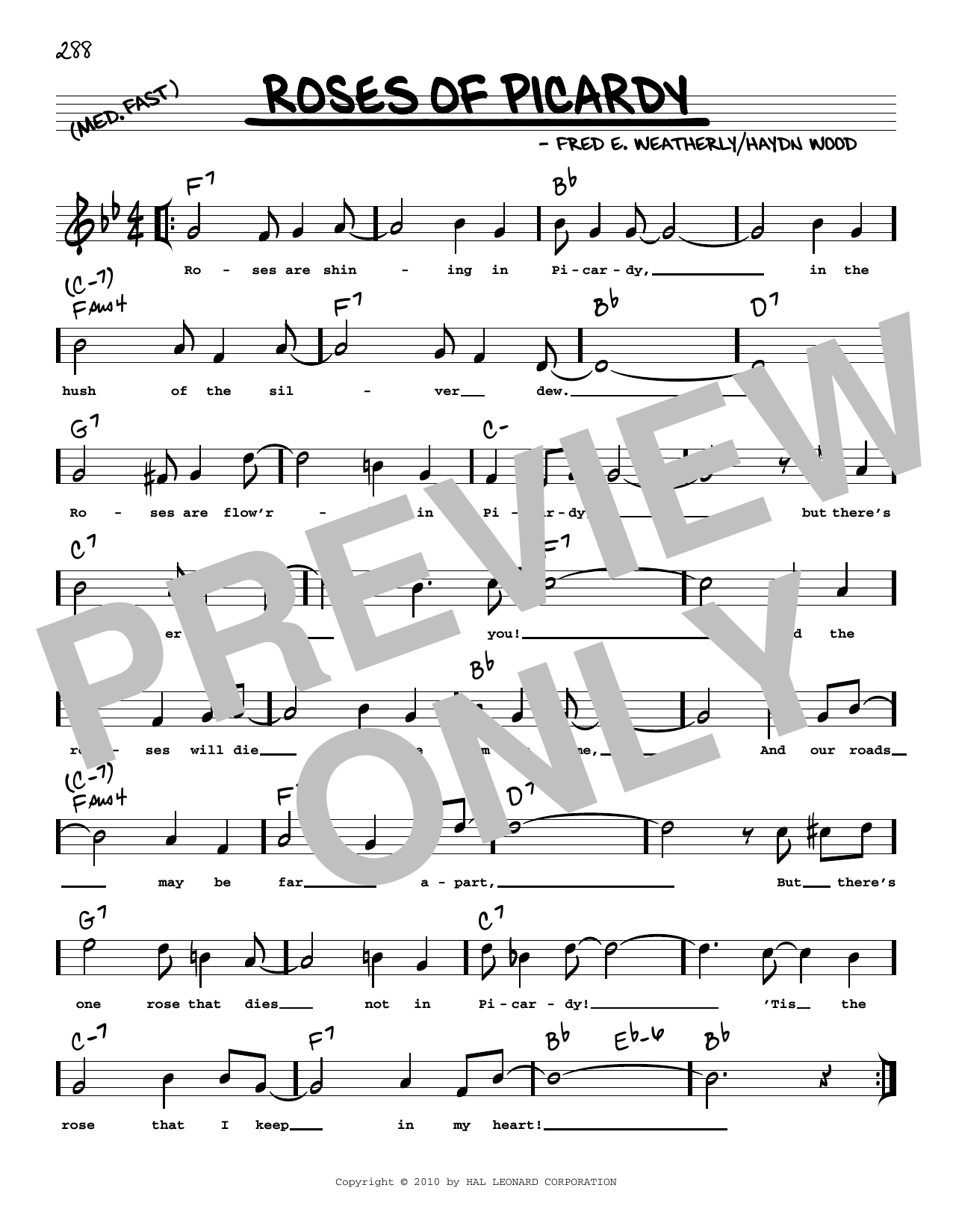 Haydn Wood Roses Of Picardy (arr. Robert Rawlins) Sheet Music