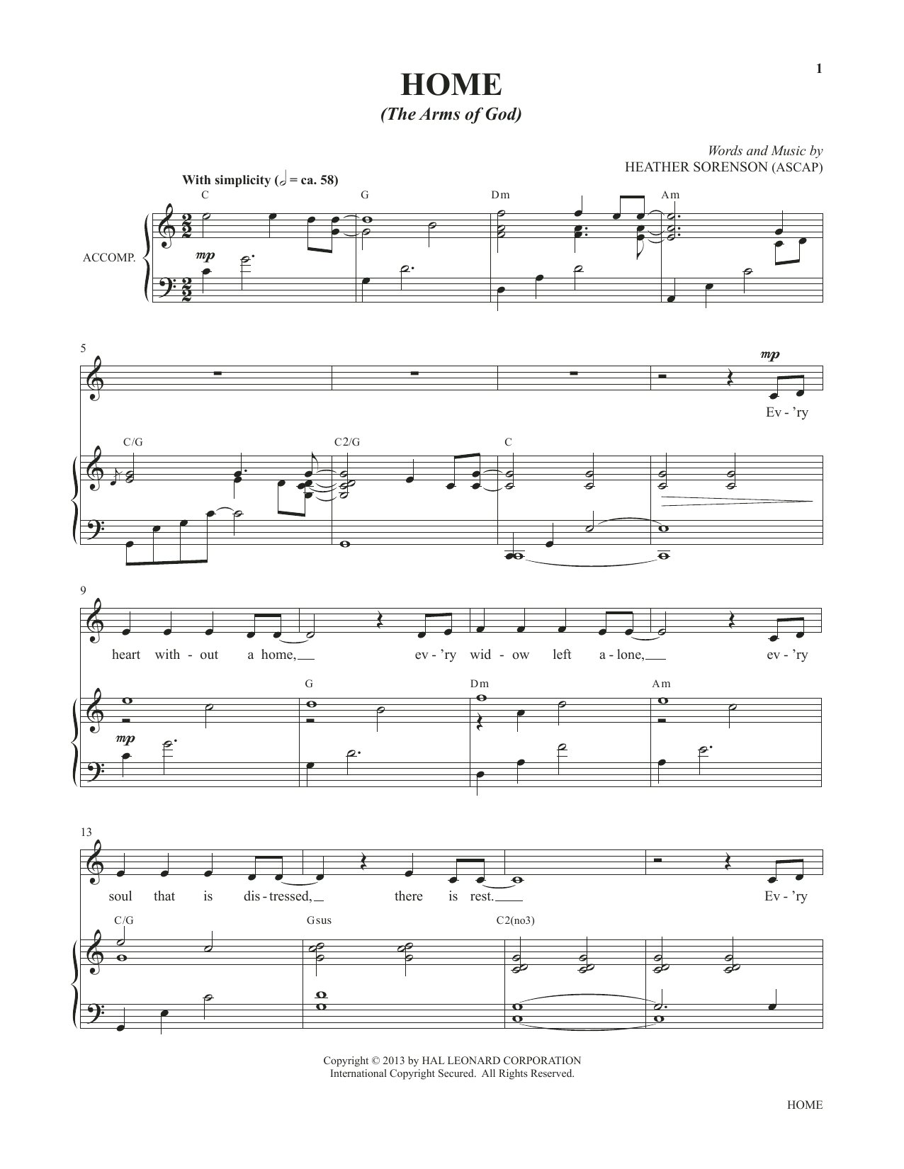 Heather Sorenson My Alleluia: Vocal Solos for Worship (Collection) Sheet Music