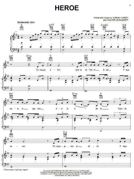 Il Divo Heroe Sheet Music