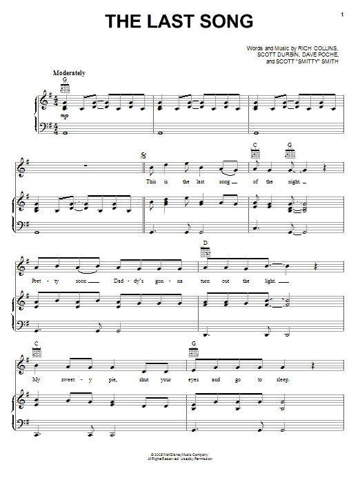 Imagination Movers The Last Song Sheet Music
